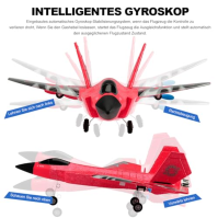 RC letadlo, 2,4Ghz 2 kanálové F-35 Dálkově ovládané letadlo Stíhací letadlo Toy Model s Xpilot Gyroskop systém pro začátečníky D